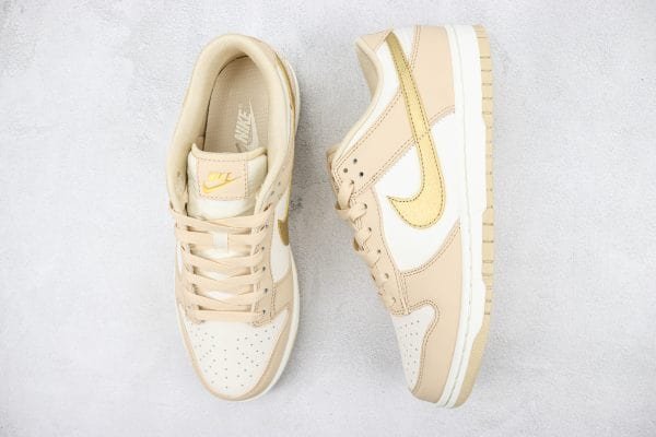 Nike Dunk Low Phantom Metallic Gold