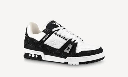 LV TRAINER SNEAKER BLACK & WHITE