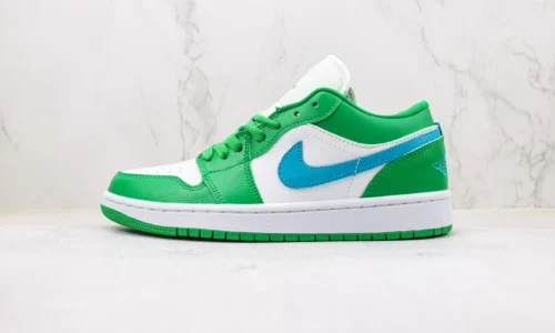 Nike Air Jordan 1 Low Lucky Green Aquatone