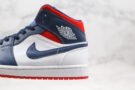 NIKE Air Jordan 1 Mid Blue red white