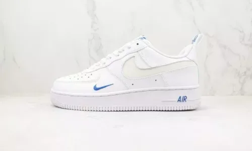 Air Force 1’07 Low White Blue Logo