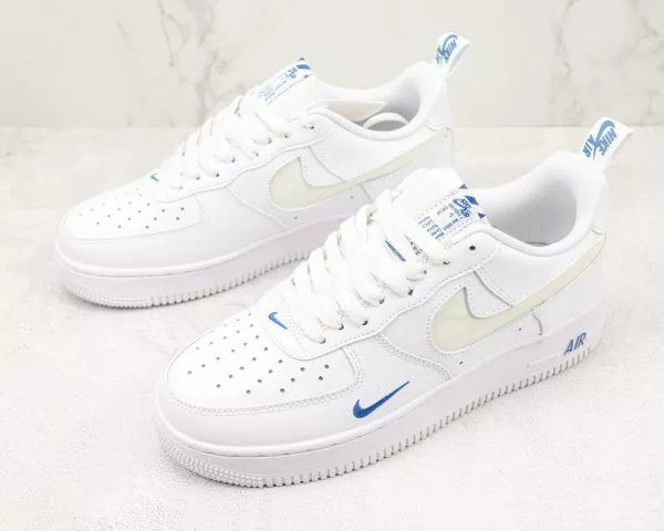 Air Force 1’07 Low White Blue Logo