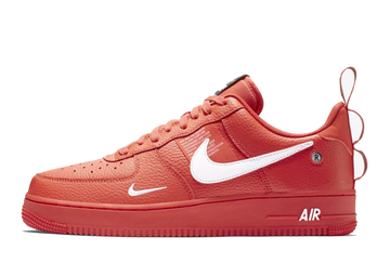 NIKE AIR FORCE 1 07 LV8 UTILITY RED