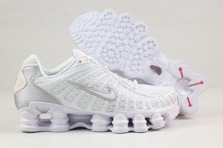 mens nike shox tl white