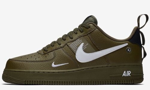 NIKE AIR FORCE 1 07 LV8 UTILITY GREEN