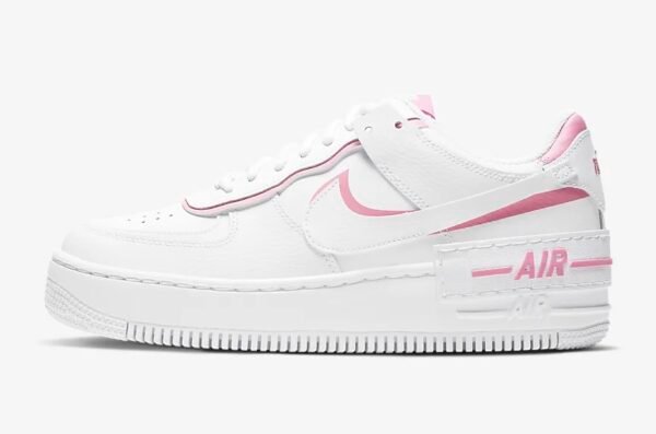 NIKE AIR FORCE SHADOW WHITE PINK