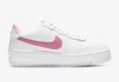 NIKE AIR FORCE SHADOW WHITE PINK