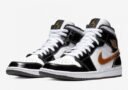 NIKE AIR JORDAN 1 MID BLACK GOLD