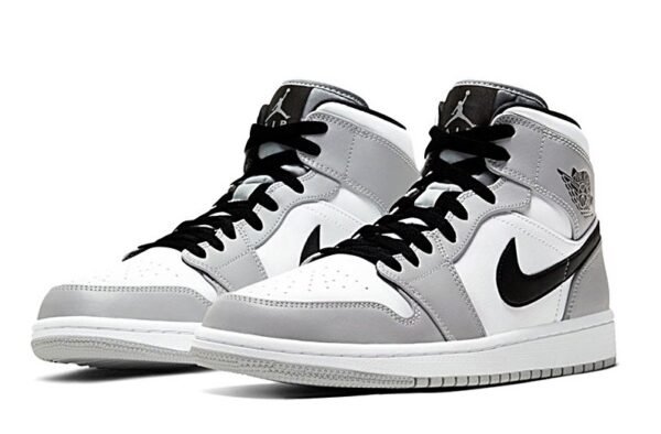 NIKE AIR JORDAN 1 MID LIGHT SMOKE GRAY