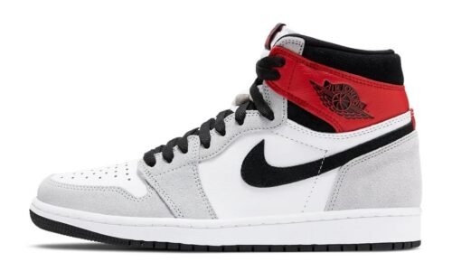 NIKE AIR JORDAN 1 RETRO HIGH SMOKE GREY RED