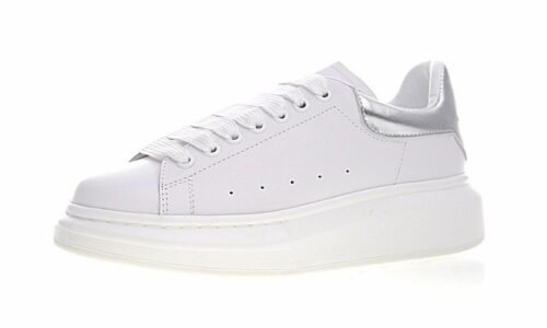 Alexander McQueen White Silver