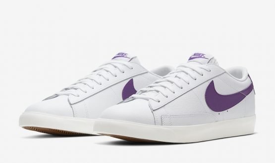 NIKE BLAZER LOW LEATHER PURPLE