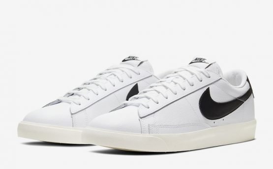 NIKE BLAZER LOW LEATHER BLACK