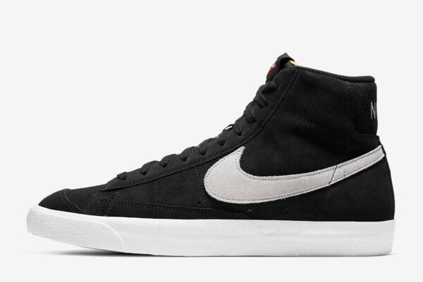 NIKE BLAZER MID 77 BLACK X WHITE LOGO