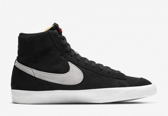 NIKE BLAZER MID 77 BLACK X WHITE LOGO