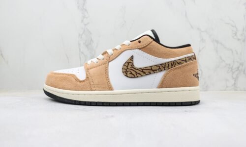 Nike Air Jordan 1 Low SE Brown Elephant Print