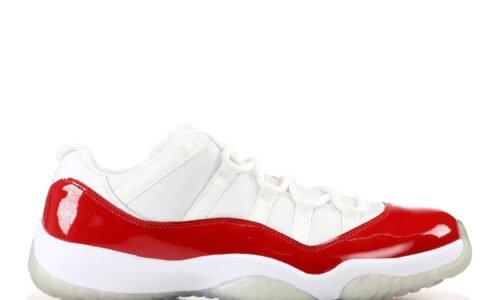 NIKE AIR JORDAN 11 WHITE AND RED