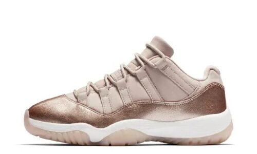 NIKE AIR JORDAN 11 BEIGE AND GOLD