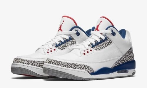 NIKE AIR JORDAN 3 WHITE X BLUE