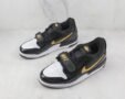 Jordan Legacy 312 Low Black Metallic Gold