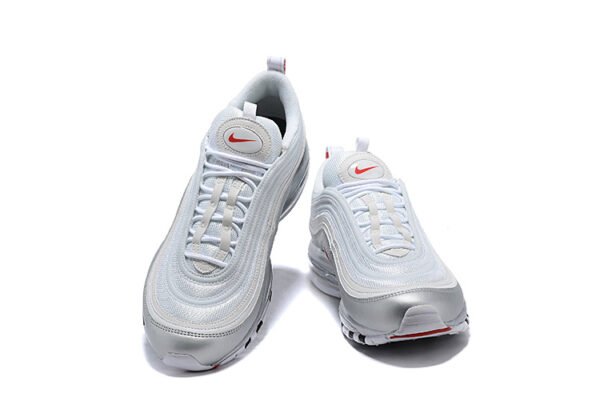 NIKE AIR MAX 97 WHITE (RED DETAILS)