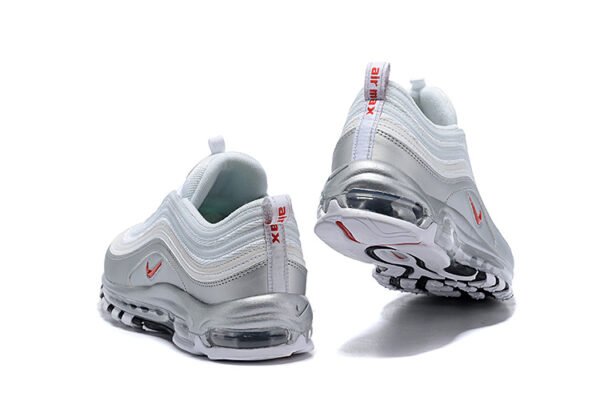 NIKE AIR MAX 97 WHITE (RED DETAILS)