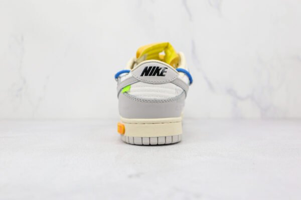 NIKE Off-White x Nike Dunk Low’50’ White grey dark blue shoelace