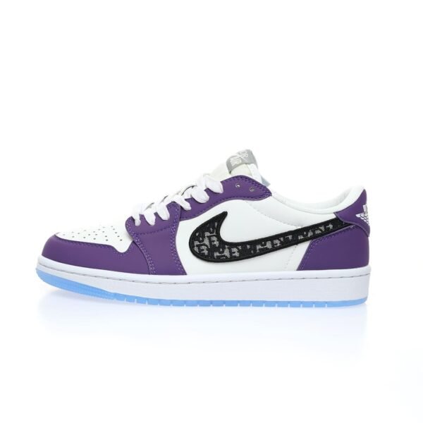 Dior x Nike Air Jordan 1 Low OG”Purple/Oblique”