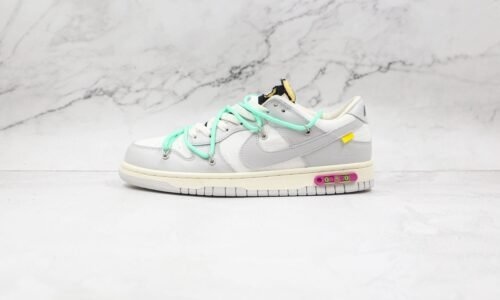 NIKE Off-White x Nike Dunk Low’50’ Gray white green label