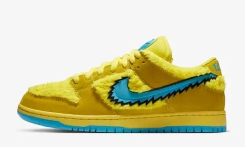 NIKE SB DUNK LOW GRATEFUL DEAD BEAR YELLOW