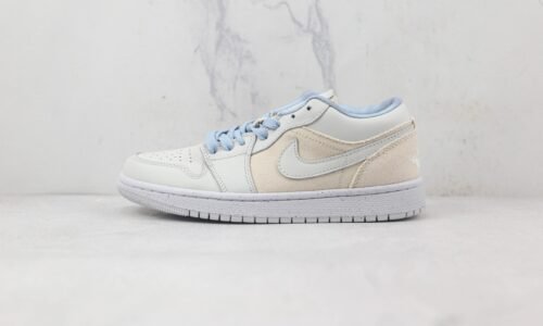 Nike  Air Jordan 1 Low Canvas Grey Cream