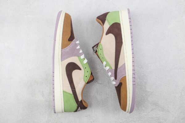 Nike Air Jordan 1 Low Taupe green stitching