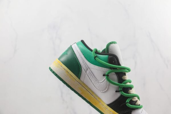 Nike Air Jordan 1 Low White Lucky Green