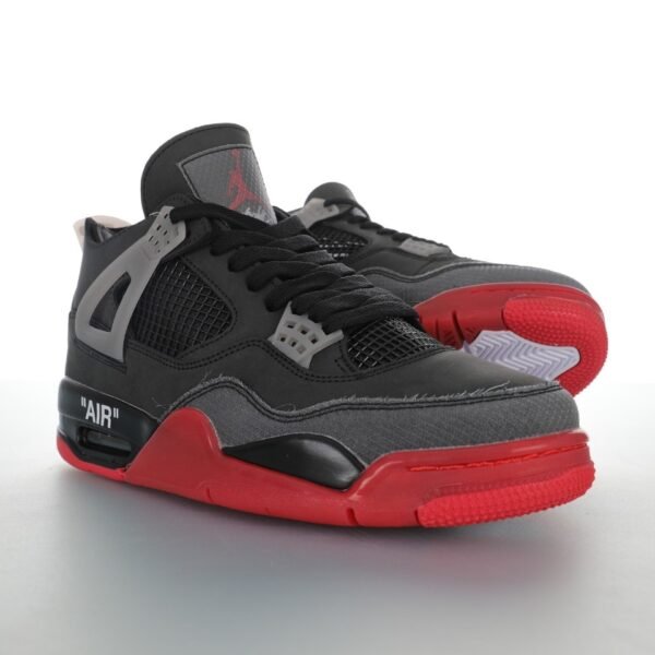 Off-White™ x Air Jordan 4 Retro"Bred/Red"