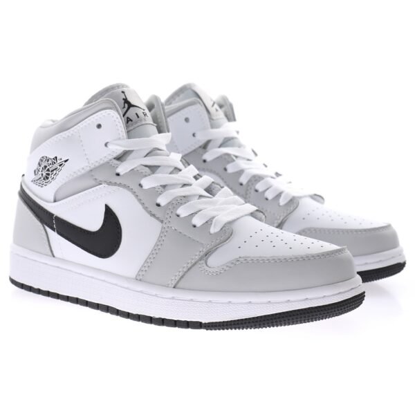 Nike Wmns Air Jordan 1 Mid GS"Light Smoke Grey "