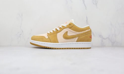 NIKE AJ1 Air Jordan 1 low Beige corduroy