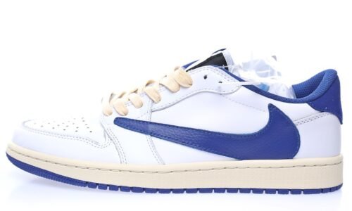 Travis Scott x Nike Air Jordan 1 Low OG White Blue