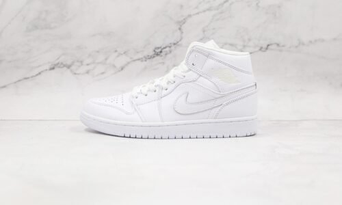 NIKE  Air Jordan 1 Mid All White