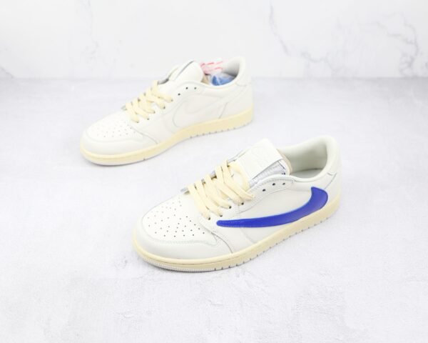 NIKE Air Jordan 1 Low Barb white blue