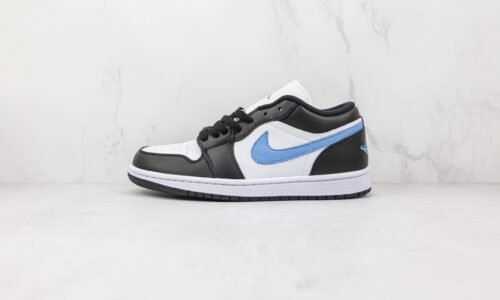 NIKE AJ1 Air Jordan 1 low Black and white blue