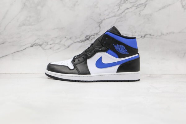Nike Air Jordan 1 Mid White Black Royal