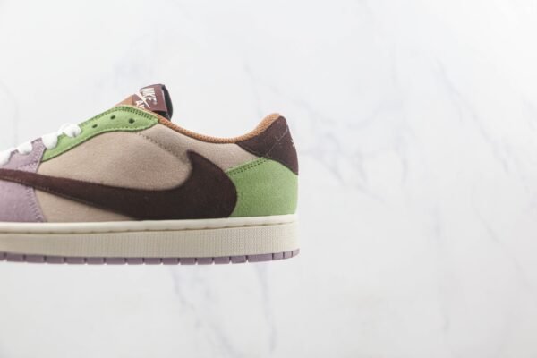 Nike Air Jordan 1 Low Taupe green stitching