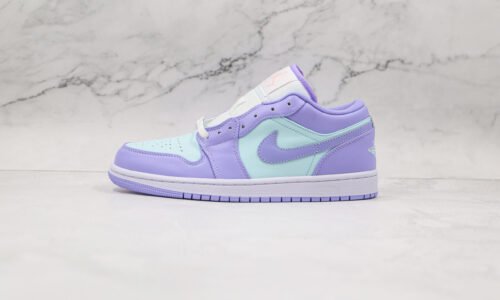 NIKE Air jordan 1 low Purple Aqua Blue
