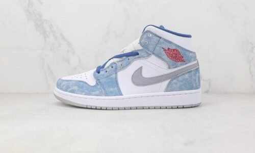 Nike Air Jordan 1 Mid French Blue Fire Red