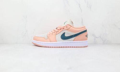 NIKE AJ1 Air Jordan 1 low Grey Pink Green hook
