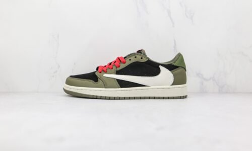 NIKE Air Jordan 1 Low Barb army green