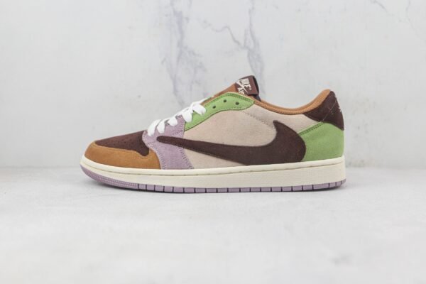 Nike Air Jordan 1 Low Taupe green stitching