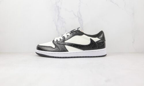 NIKE Air Jordan 1 Low Barb crocodile skin