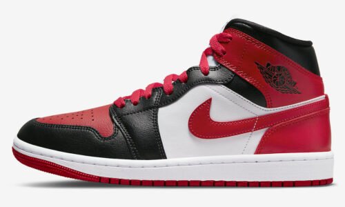 Nike Air Jordan 1 Mid Alternate Bred Toe