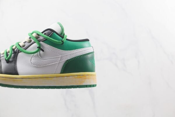 Nike Air Jordan 1 Low White Lucky Green